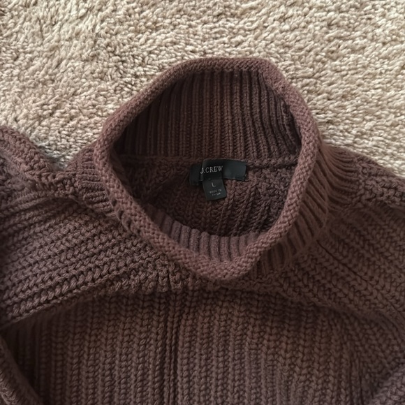J Crew mockneck chunky rib sweater. - Picture 4 of 8